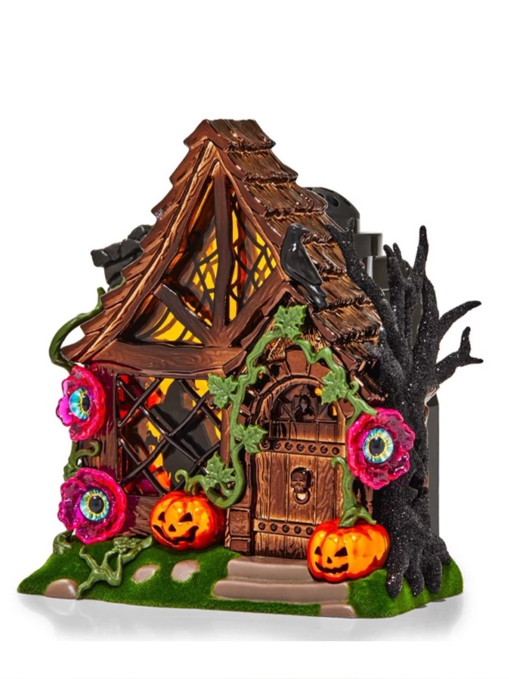 NEW! Bath & Body Works Projector Witches Cottage Wallflower Plug Halloween Decor